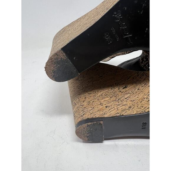 2000s Elizabeth & James size 8.5B Indie Sleaze Olsen Twins Crochet Wedge - Picture 10 of 11